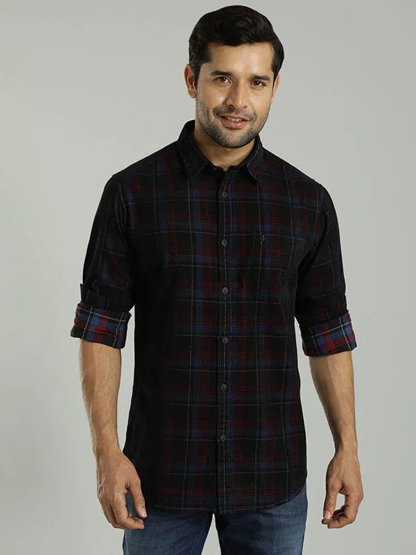 Men Checked Full Sleeve Cotton Shirt