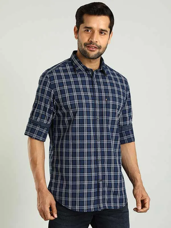 Men Checked Full Sleeve Cotton Shirt