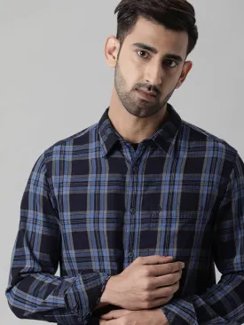 Men Checked Full Sleeve Cotton Shirt