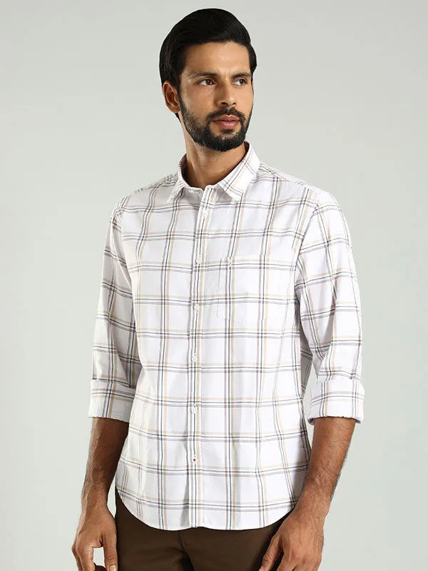 Men Checked Full Sleeve Cotton Shirt