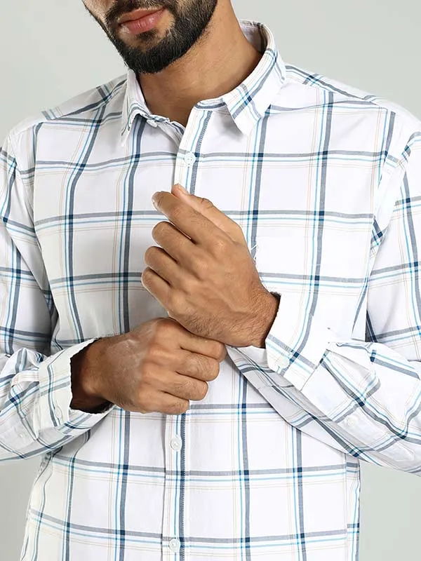 Men Checked Full Sleeve Cotton Shirt