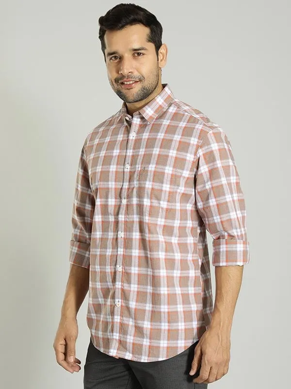 Men Checked Full Sleeve Cotton Shirt