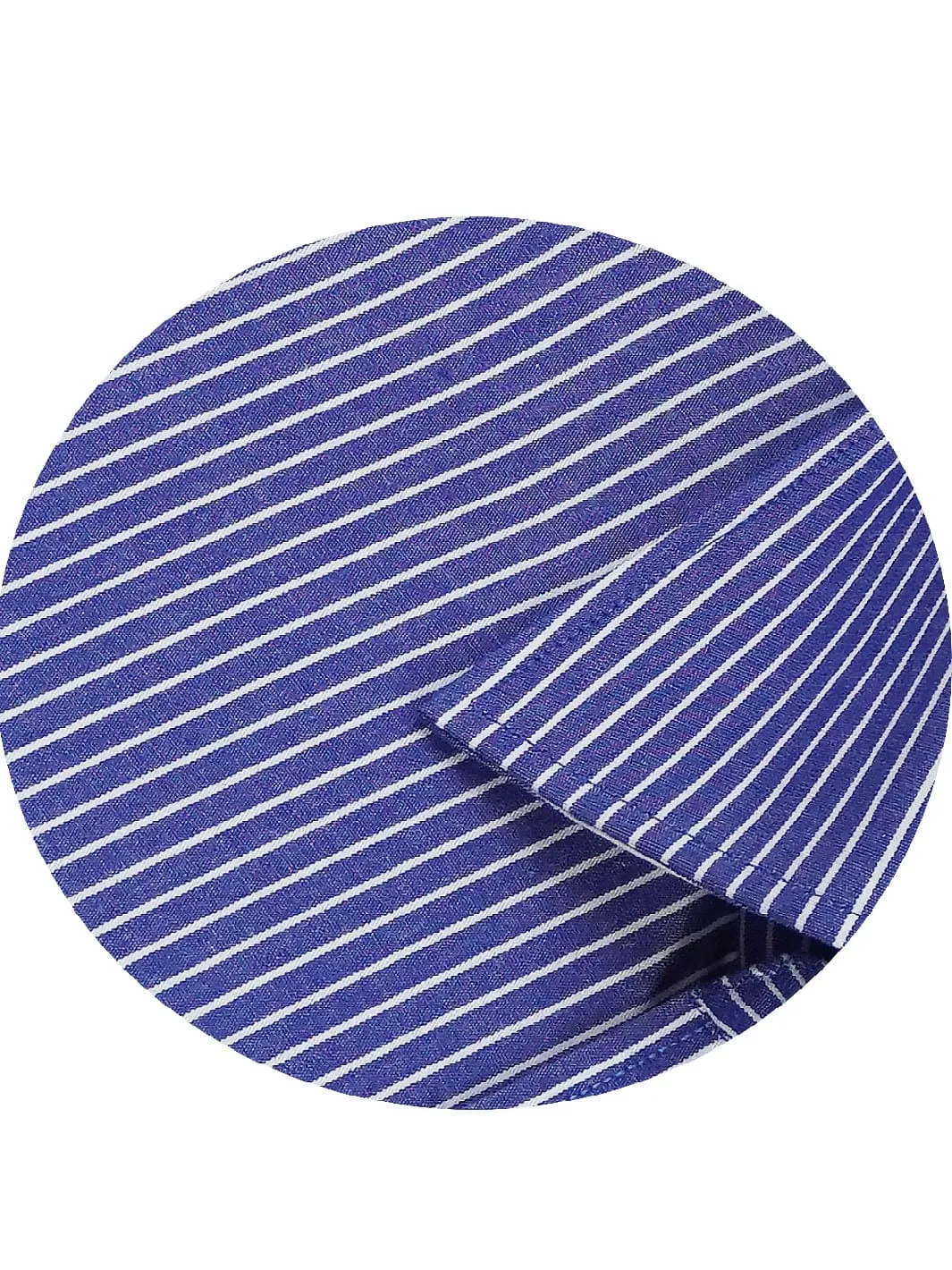 Men's Premium Cotton Striped Shirt - Blue (1298)