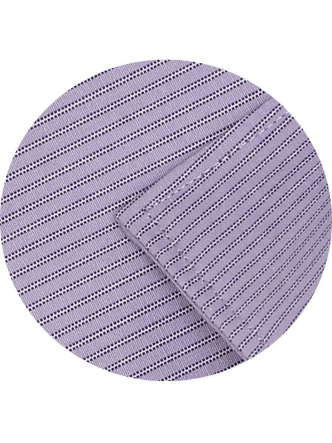 Men's Premium Cotton Striped Shirt - Purple (1281)