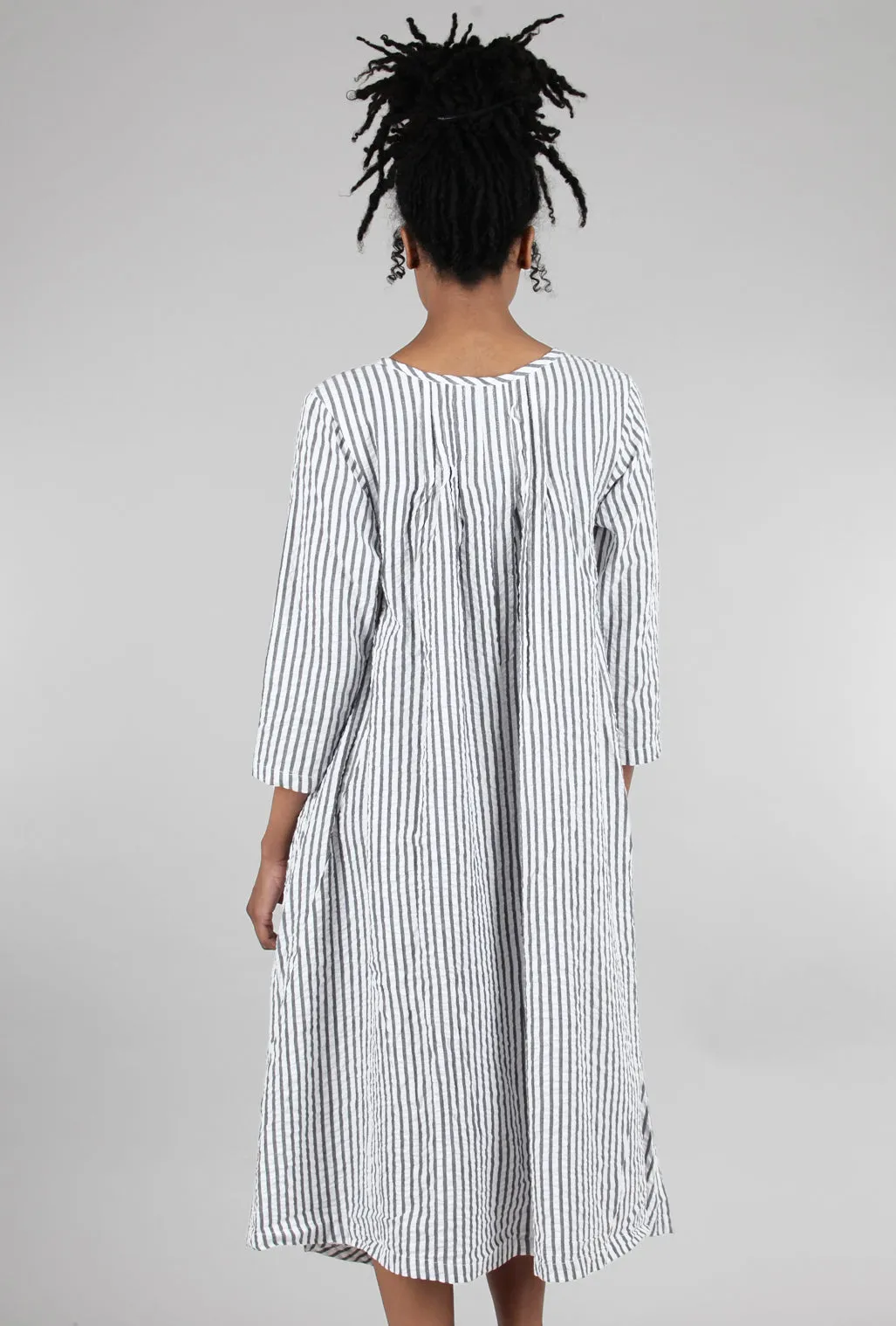 Murphy Stripe Lexi Dress, Gray