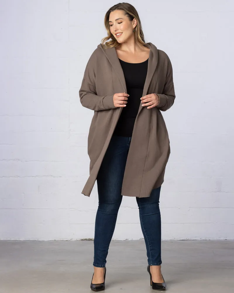 Open Front Longline Hooded Cardigan - Final Sale!