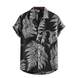 Pattern Hawaiian Aloha Shirt Men