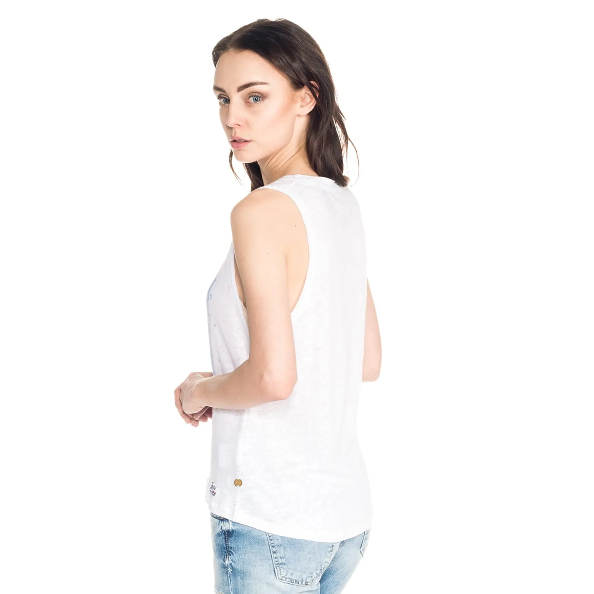 PEPEJEANS - Women 'White' Tank Top PJ1040