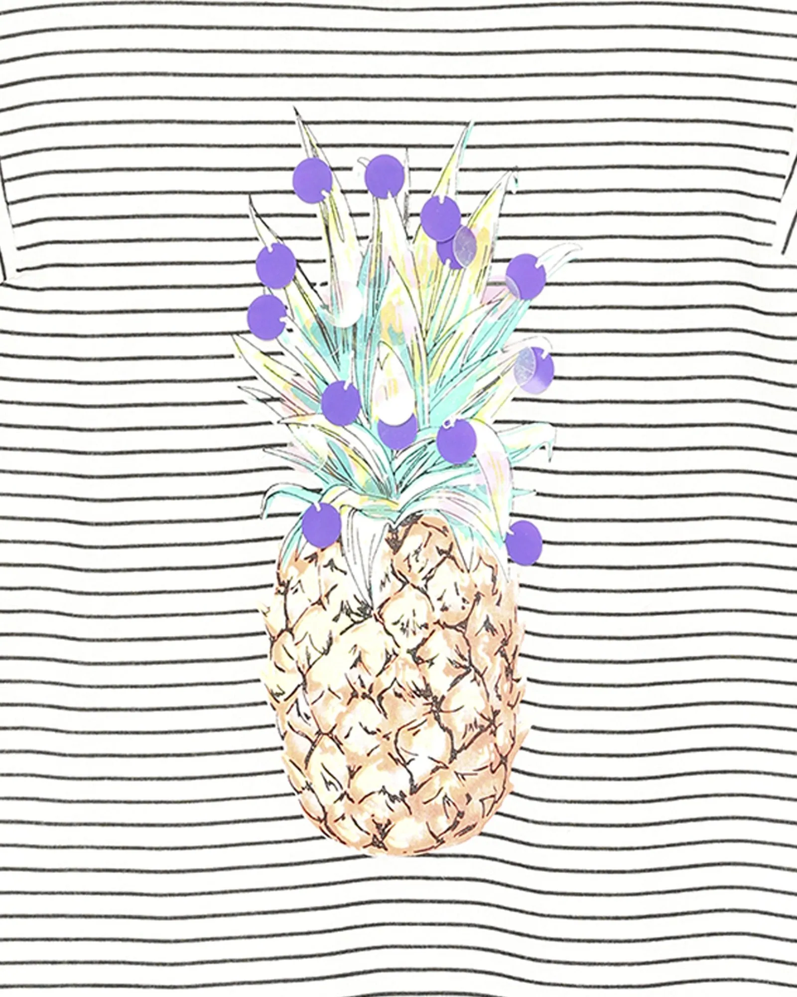 Pineapple Striped T-Shirt