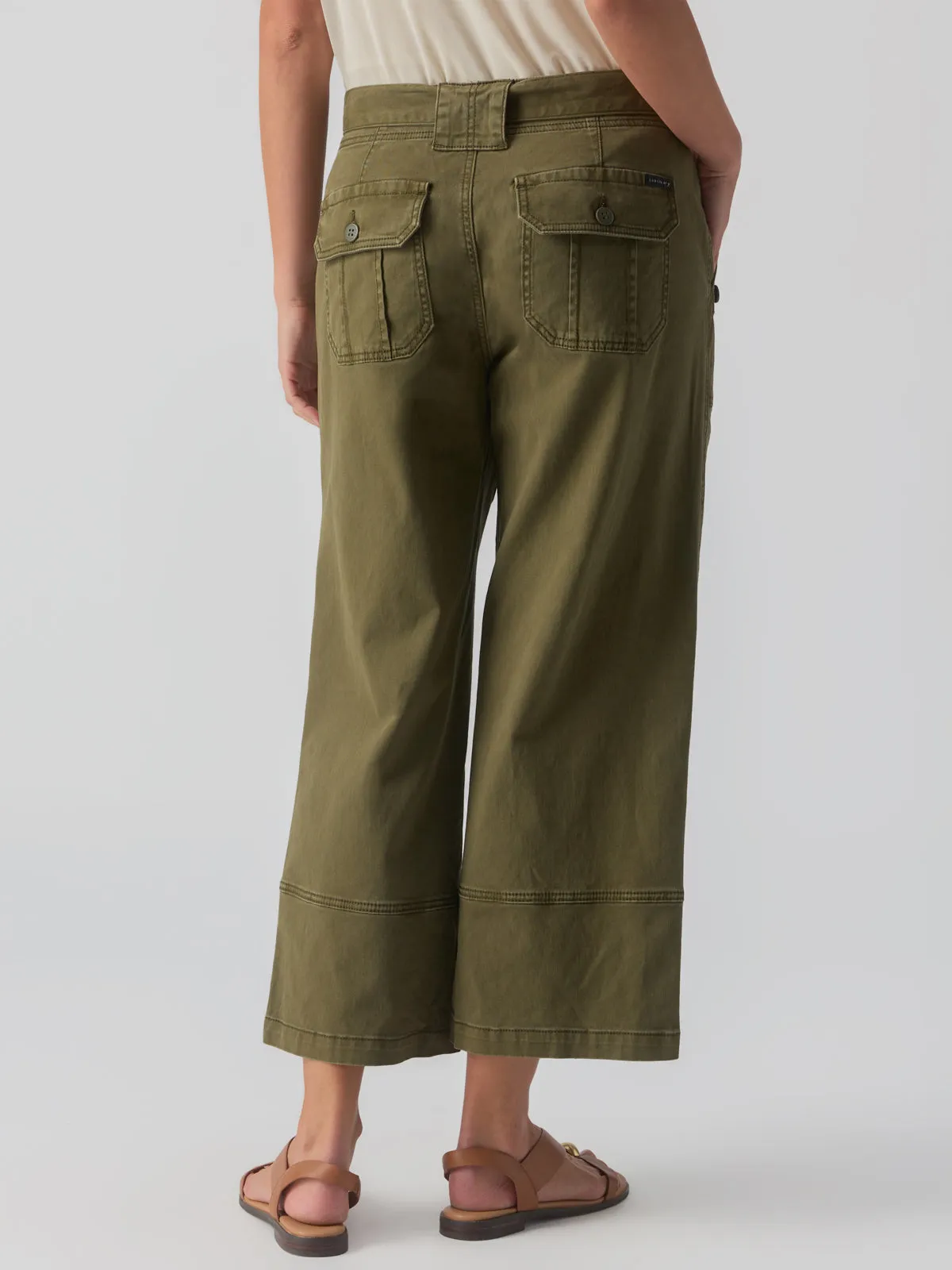 Reissue 90's Sash Semi-High Rise Pant Burnt Olive