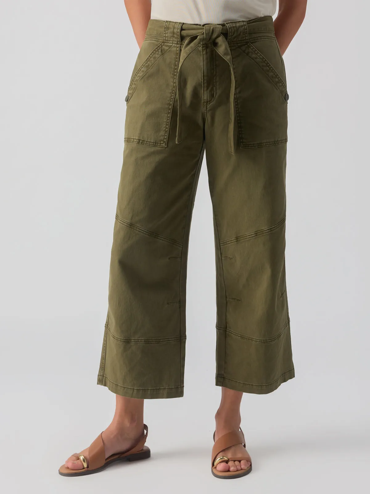 Reissue 90's Sash Semi-High Rise Pant Burnt Olive