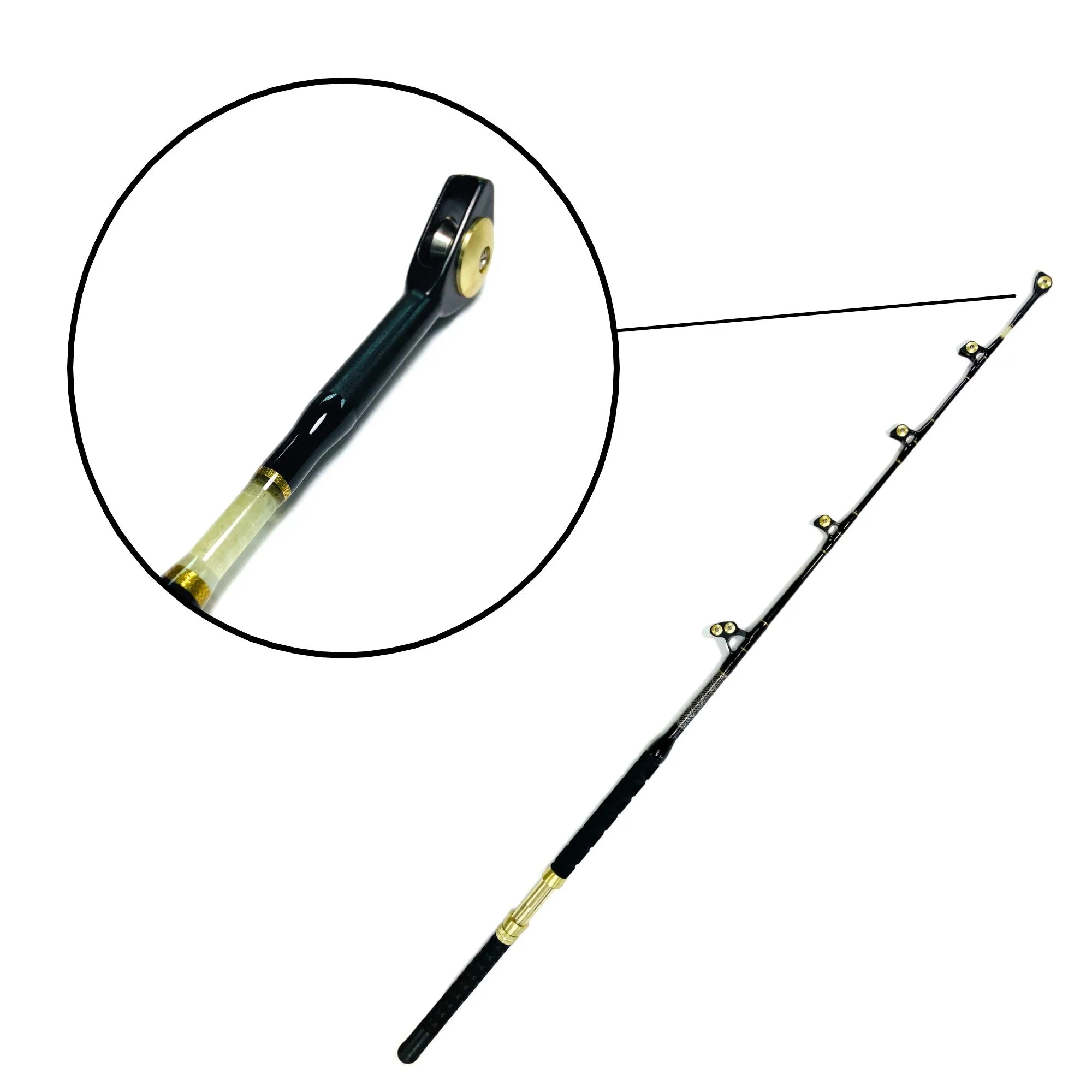 Roller Guide Fishing Rod | Blue Marlin Tournament Edition