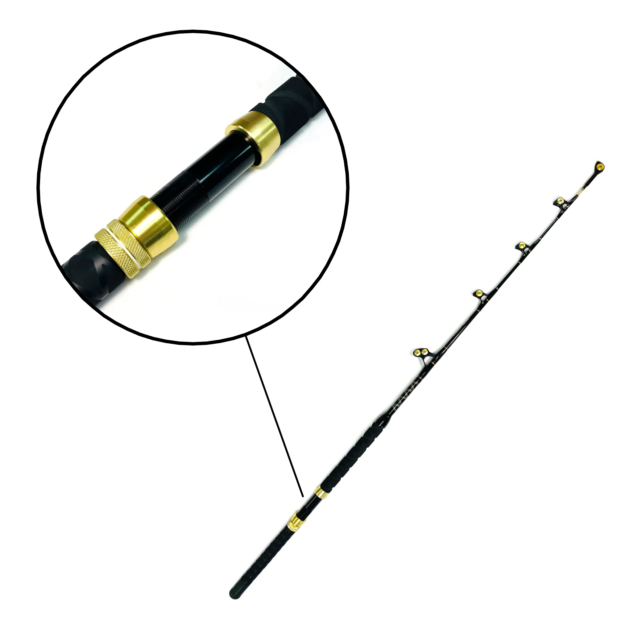 Roller Guide Fishing Rod | Blue Marlin Tournament Edition