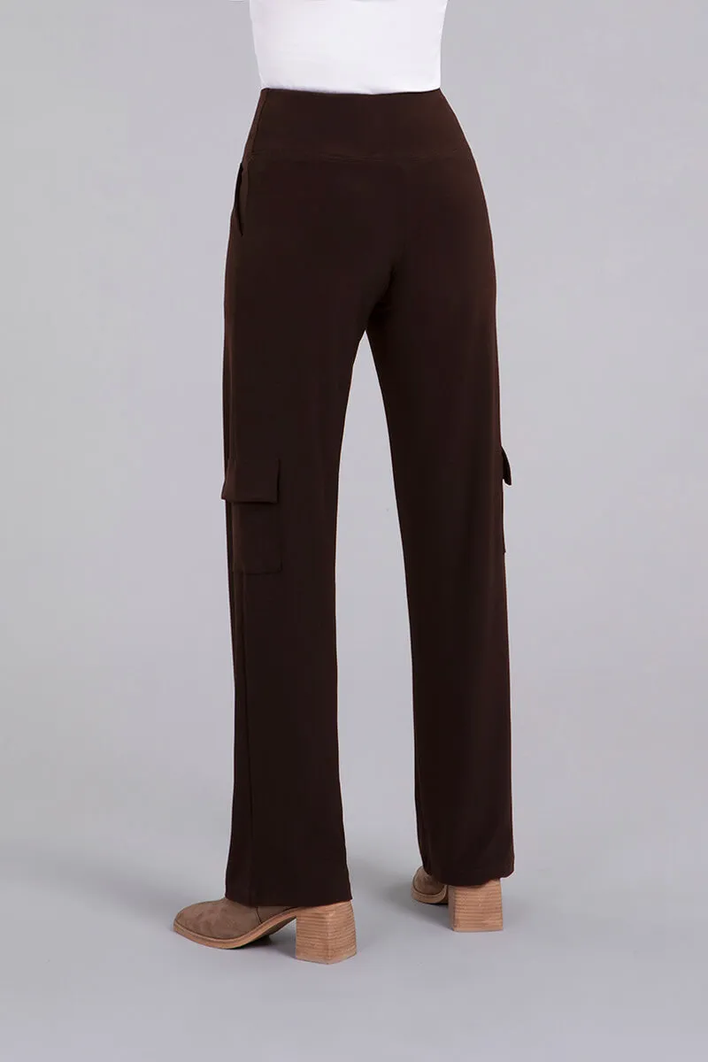 Safari Straight Leg Pant | Coffee