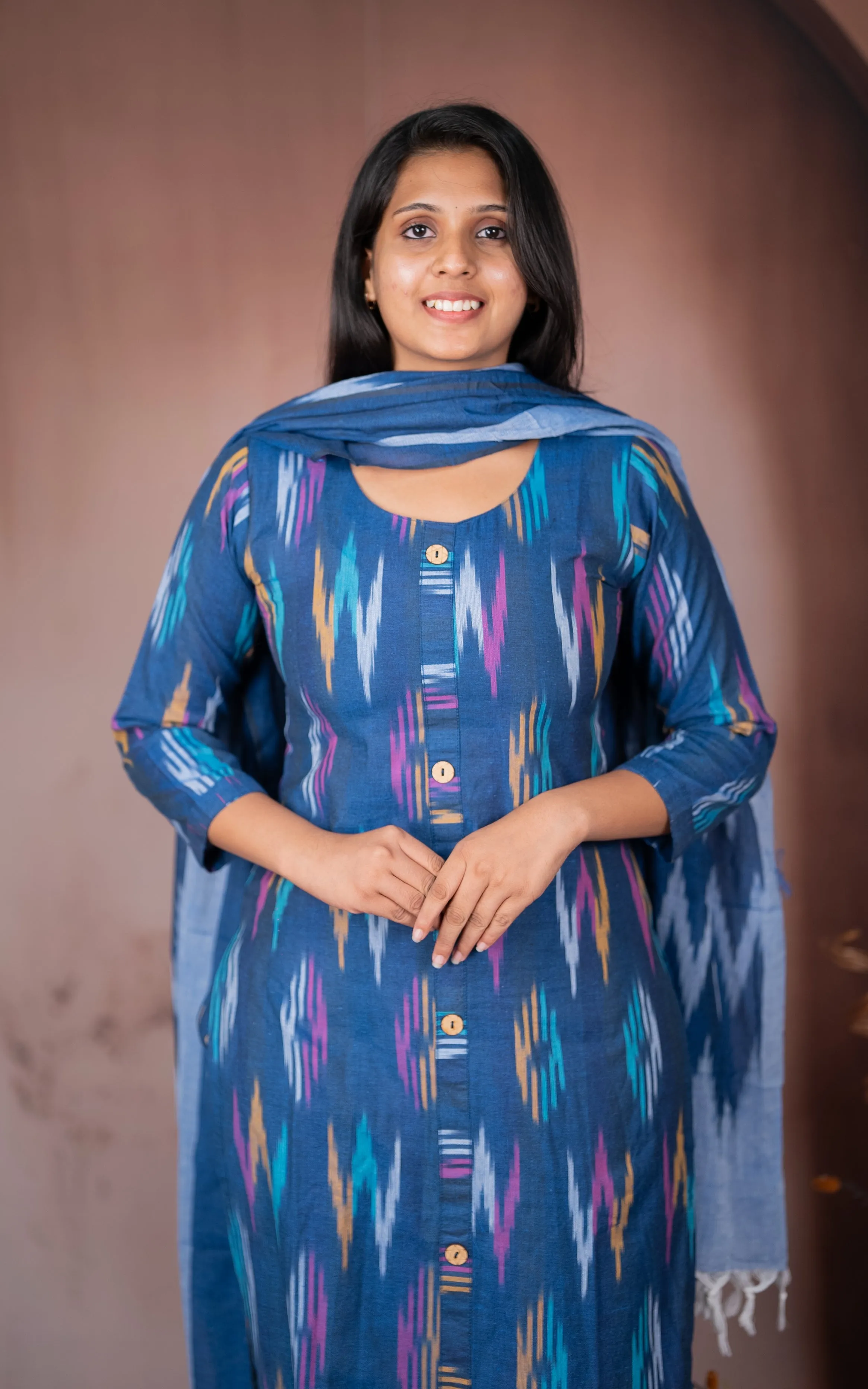 Sathya Blue (Kurti Pant Dupatta)