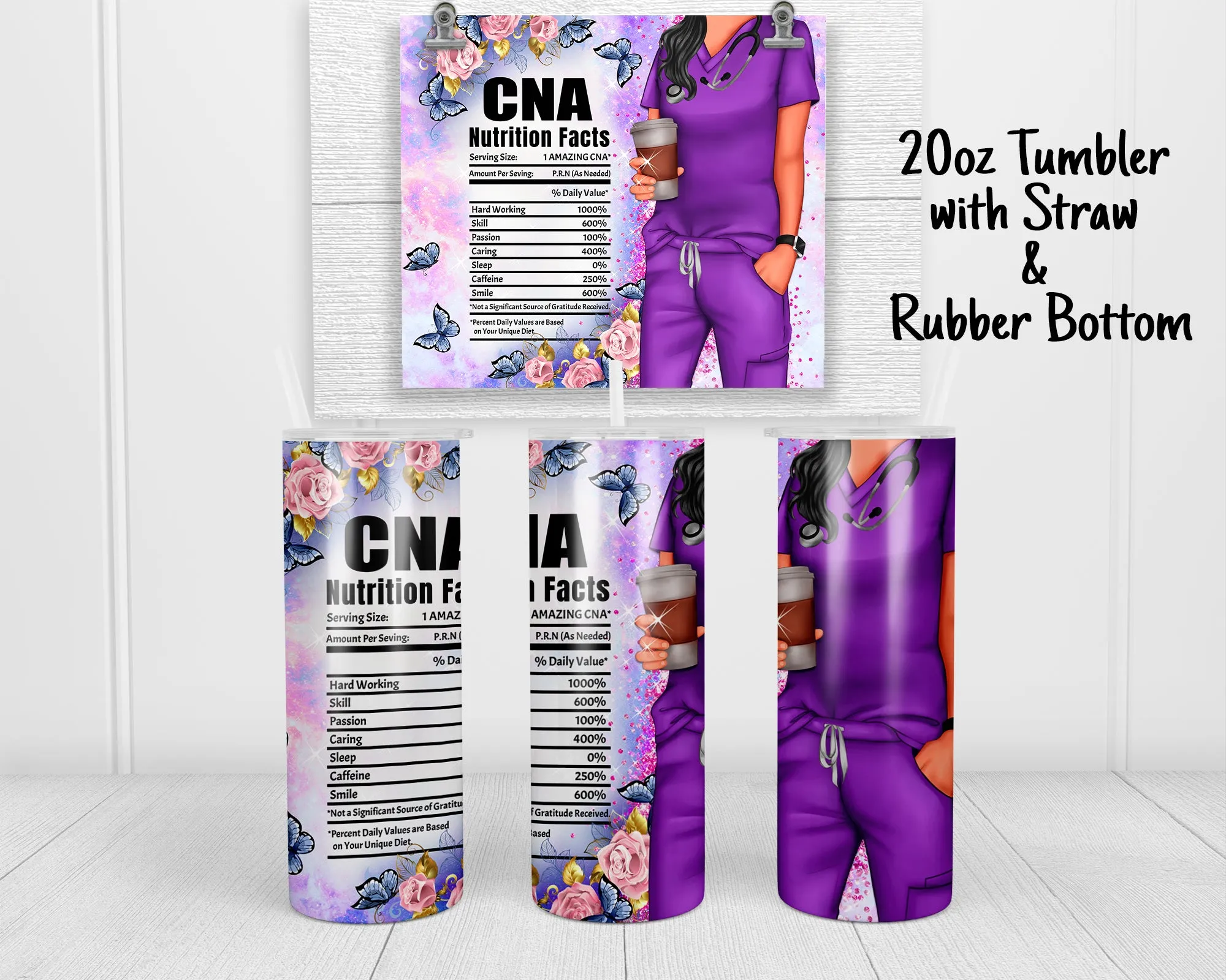 Skinny Tumbler | CNA  Nutrition Facts - light