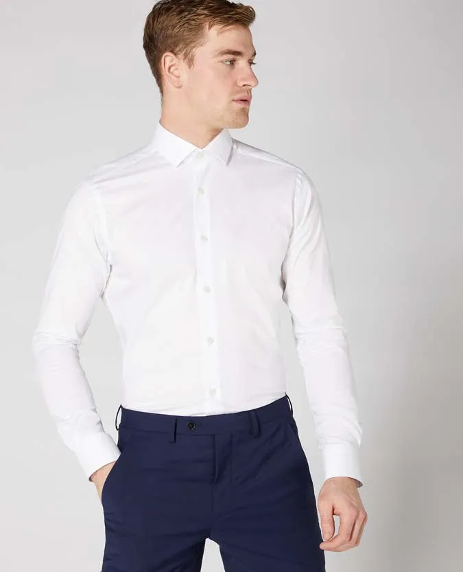 Slim Fit Cotton Stretch Shirt