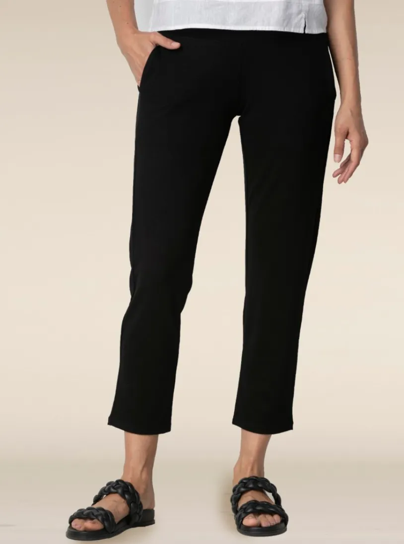 Straight Leg Pant - Black