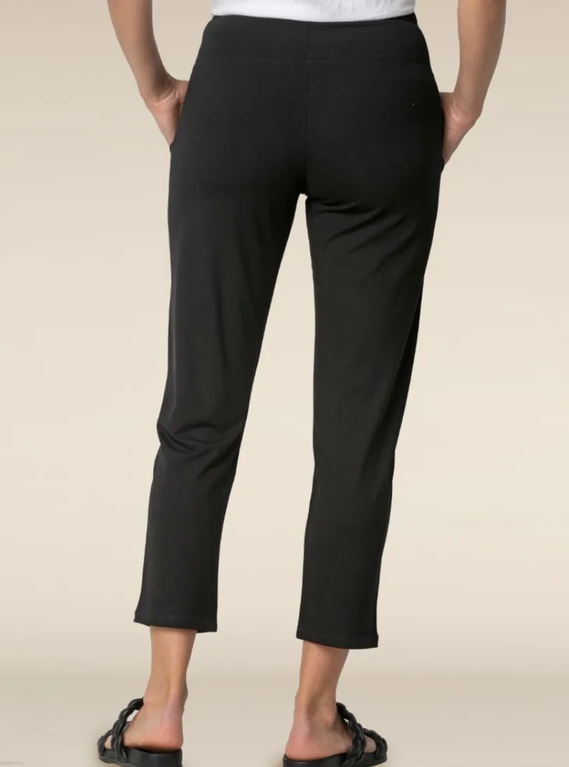 Straight Leg Pant - Black