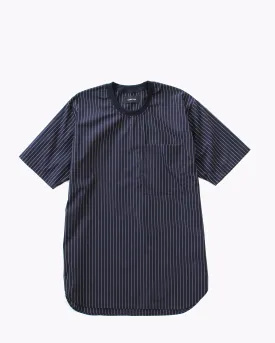 Stripe SS Crew Shirt - Navy