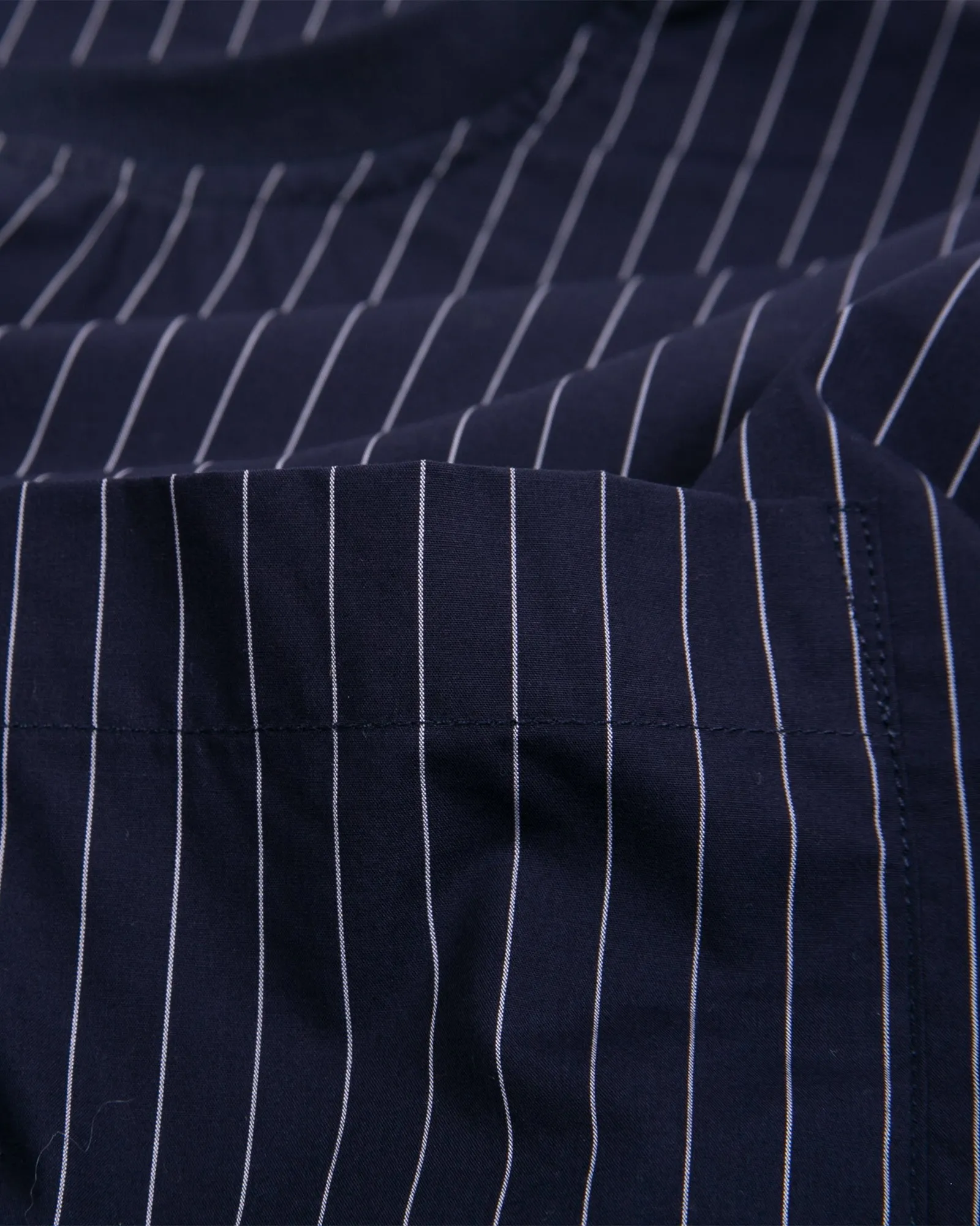 Stripe SS Crew Shirt - Navy