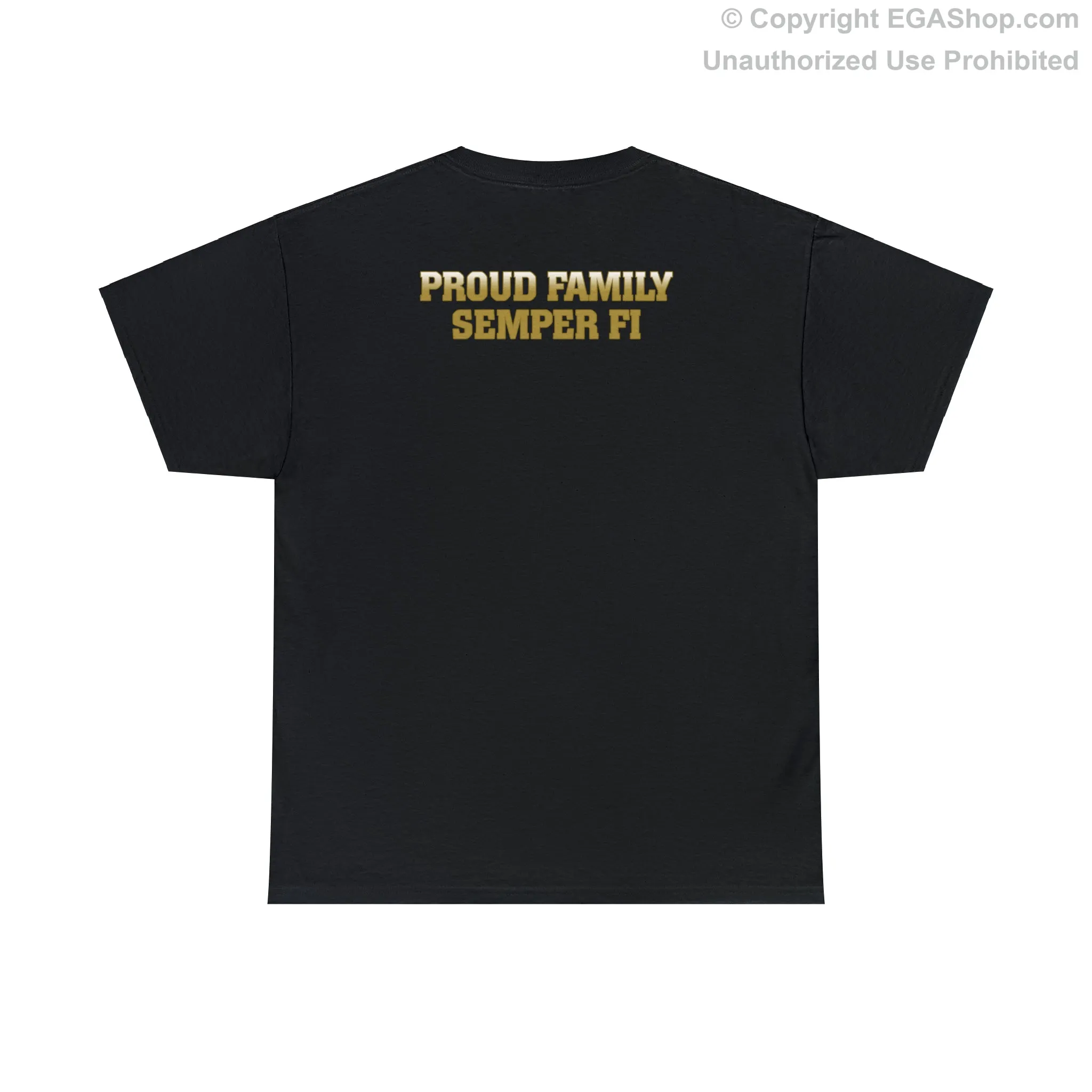 T-Shirt: Papa Co. MCRD Parris Island (EGA   Back Proud Family)