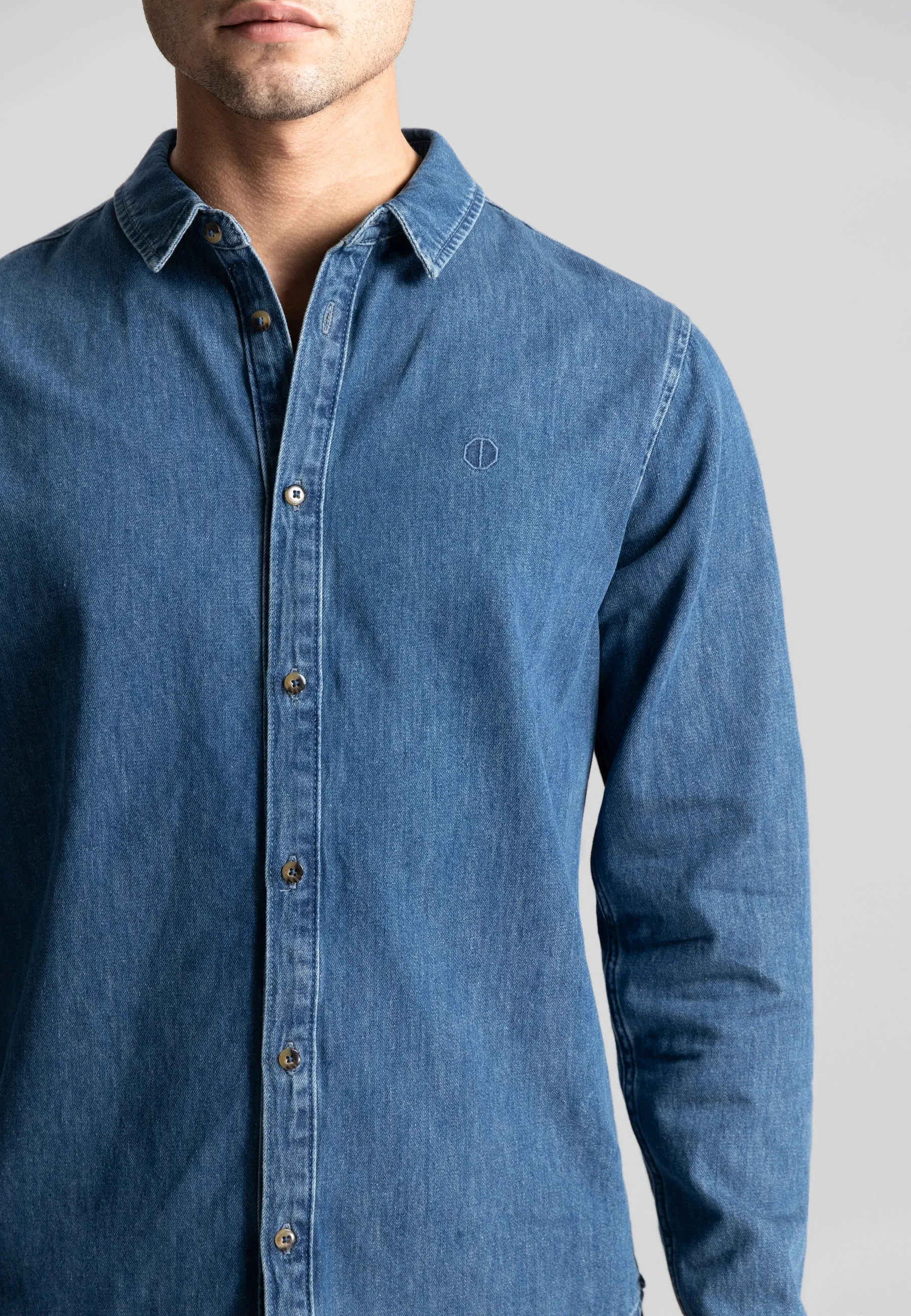 Torkel Denim Shirt: Indigo