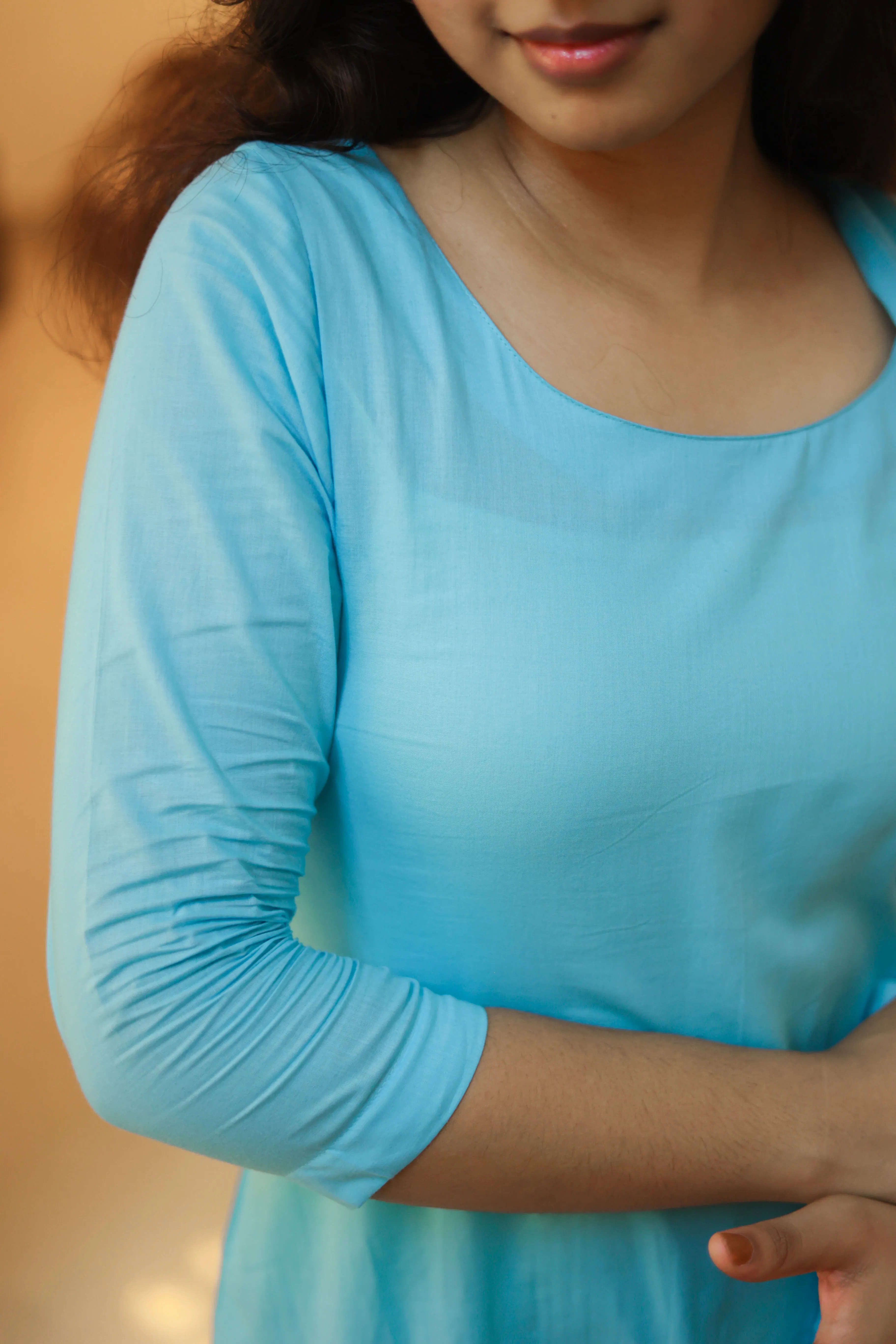 Vaaranam Aayiram Anjala Blue (Kurti Dupatta)