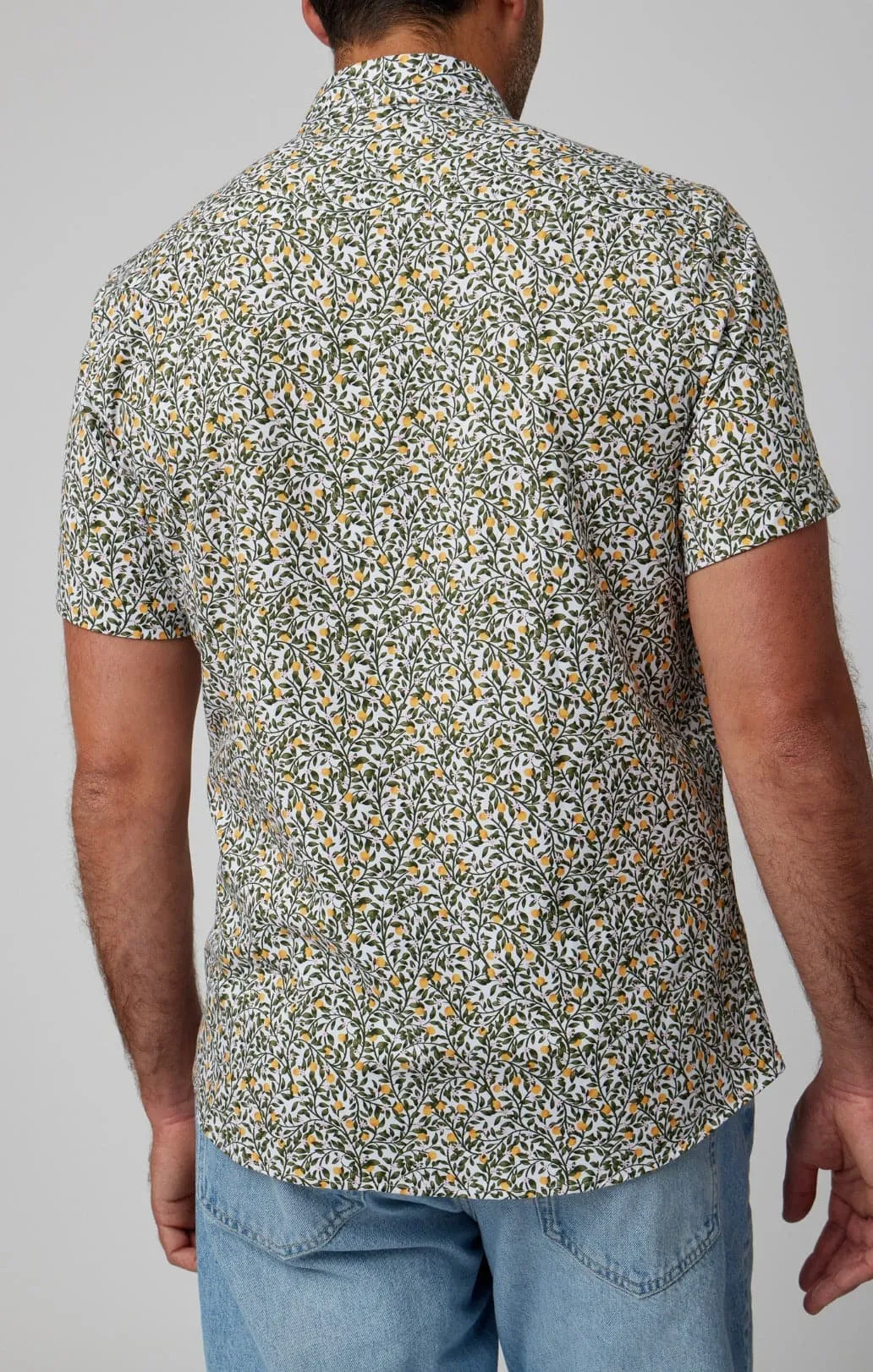 White Grapefruit Trees Short Sleeve Shirt