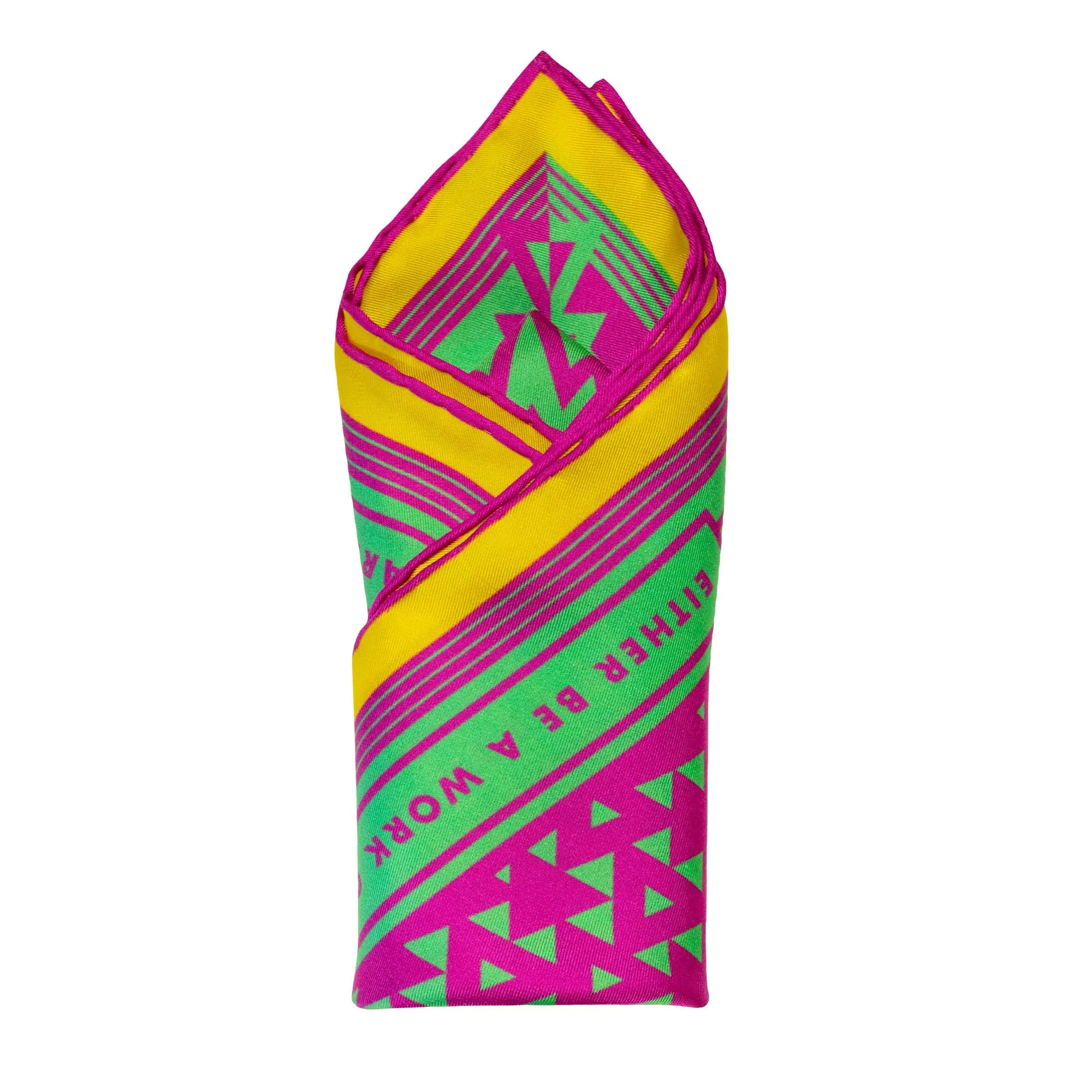 Work of Art, Magenta – Pocket Square