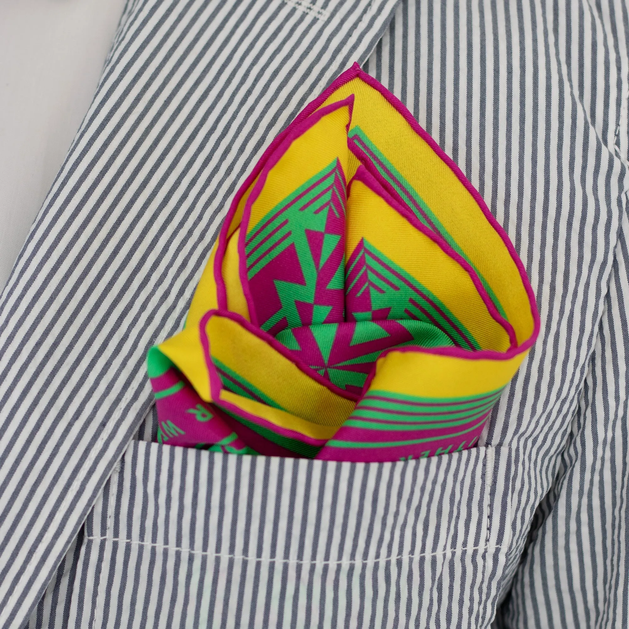 Work of Art, Magenta – Pocket Square